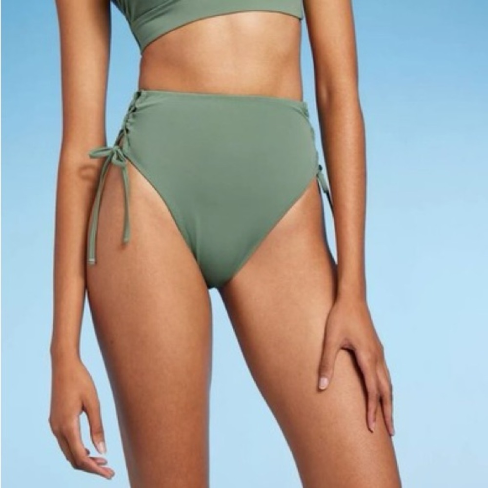 Shade & Shore Olive Bikini Bottom